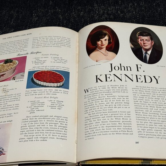 The First Ladies Cook Book (Washington to Johnson) Hardcover, Vintage 1965 - Picture 14 of 16